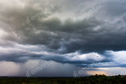Preview: thunder storm sky Rain clouds