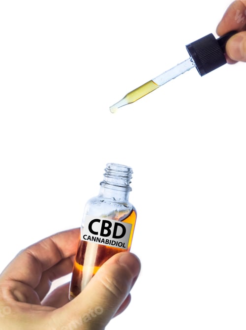 Preview: Cbd hand oil isolated