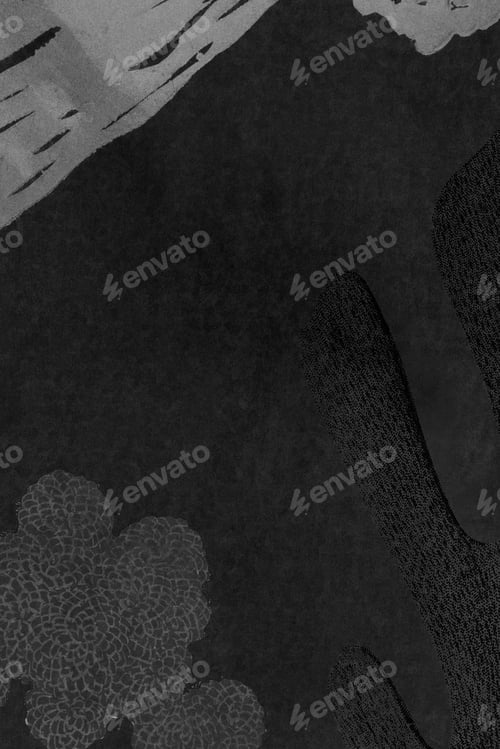 Preview: Dark tone Neo Memphis social background illustration