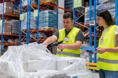 Preview: Workers in warehouse