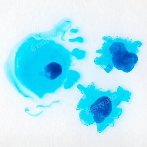 Preview: Blue watercolor patterned background