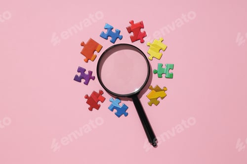 Preview: Puzzles, composition for different concepts and ideas