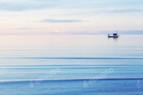 Preview: Boat on the sea