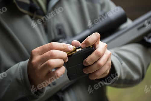 Preview: Loading ammunition into a clip. Reloading weapons