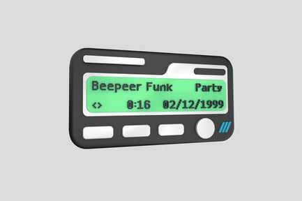 Preview: Beeper 3D Illustration