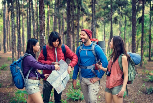 Preview: Group of People Traveling Concept