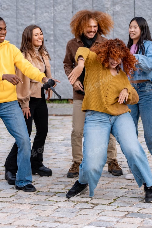 Preview: Joyous dance moment among vibrant friends