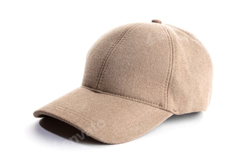 Preview: Brown baseball cap isolated on white background