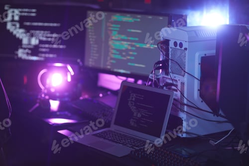Preview: Programming Equipment in Dark Room