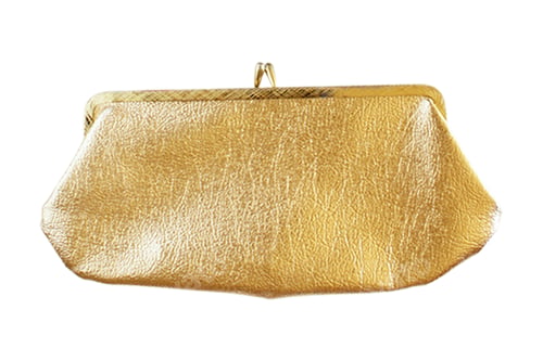 Preview: #4913 Golden bag isolated on a transparent background