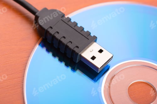 Preview: Usb Cable On The Disk