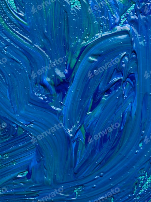 Preview: Abstract brush strokes of acrylic colors