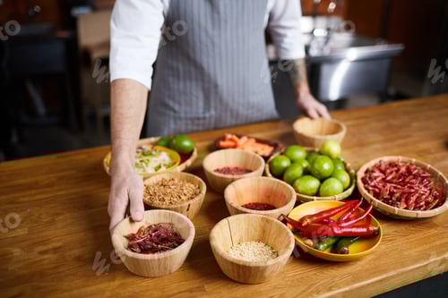 Preview: Professional Chef Choosing Spices