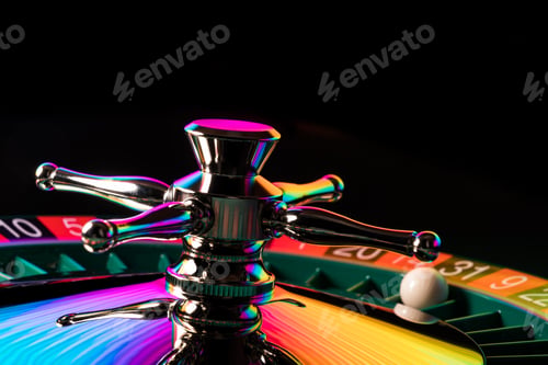 Preview: Roulette table close up at the Casino