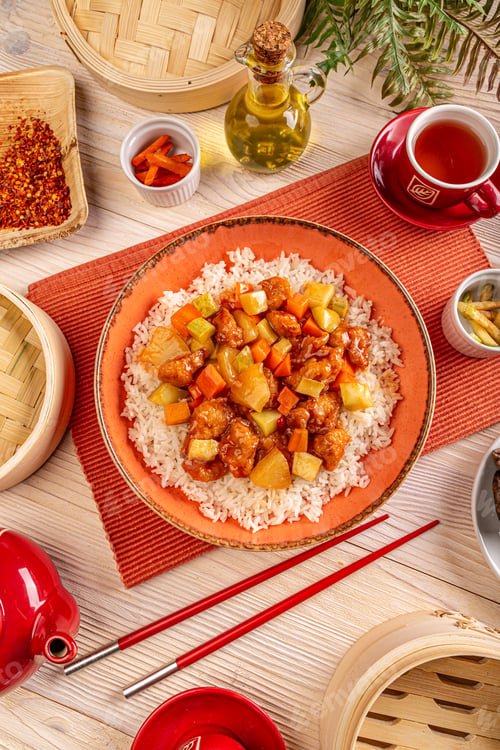 Preview: Fried chicken with pineapple