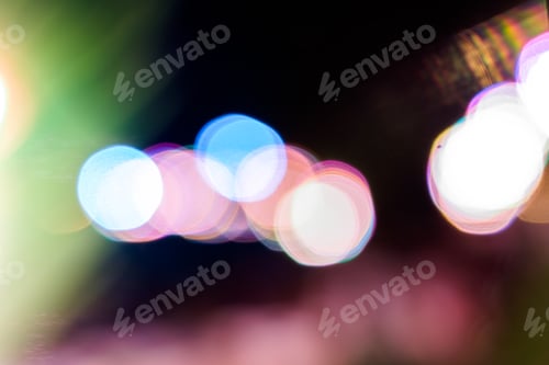Preview: Light bokeh colorful at night