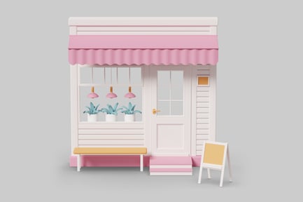 Preview: Shop with Pink and White Color Scheme