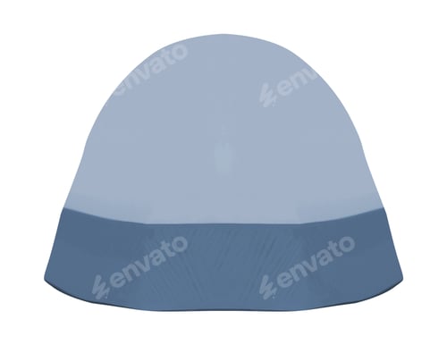 Preview: a tent isolated isolated on white background