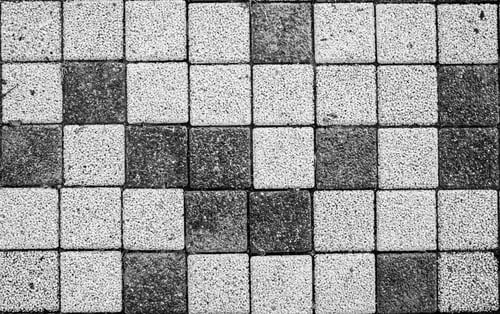 Preview: Channel pathway white black textured