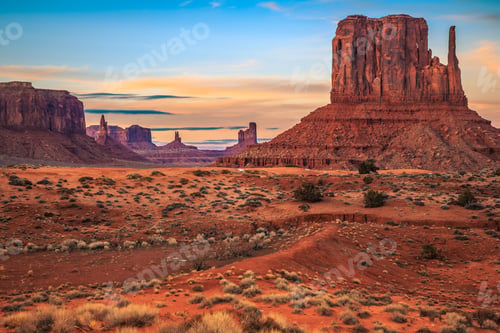 Preview: Sunset On Monument Valley, Monument Valley Arizona