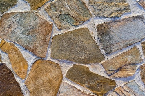 Preview: Stone Mosaic Of A Floor Or Wall Closeup For An Abstract Background And For Wallpaper Of Motley Color