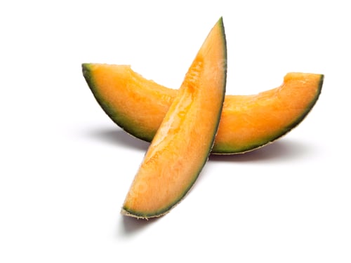Preview: Perfectly ripe. Studio shot of fresh cantaloupe.