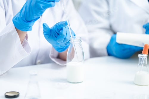 Preview: researcher working in laboratory for medicals science research using scientific equipment technology