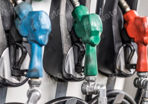 Preview: Gasoline and diesel pump closeup