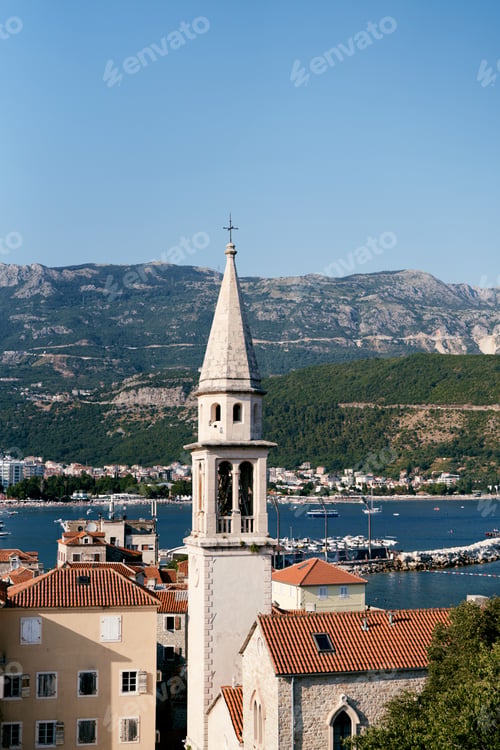Preview: Bell tower of the citadel of St. Mary. Budva, Montenegro