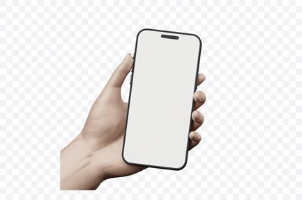 Preview: Handheld Phone Mockup