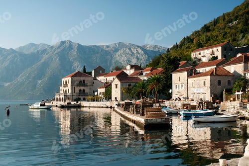 Preview: perast village near kotor in montenegro