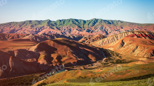 Preview: Amazing mountain landscape with a dirt road