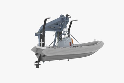 Preview: Willard Marine RHIB with Deck Crane