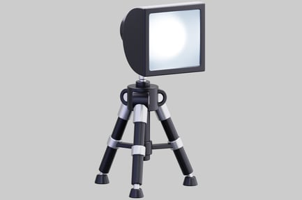 Preview: Studio LED Light on Tripod 3D Icon