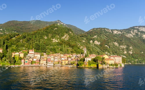 Preview: The shore of Varenna from Lake Como