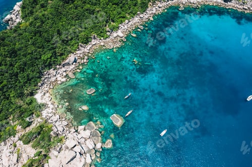 Preview: Beach and sea at Koh Tao, Thailand