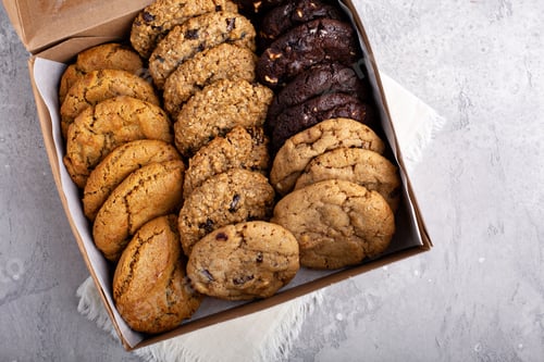 Preview: Box of assorted cookies