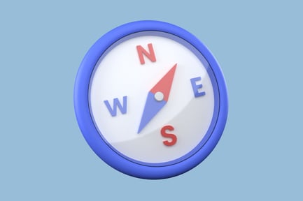 Preview: Compass 3D Illustration