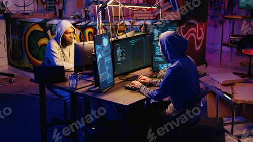 Preview: Hackers running to escape police