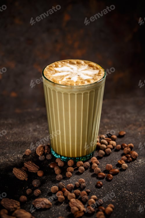 Preview: Winter warm spice coffee drink