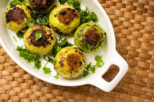 Preview: Indian style Tinda or Tinde ki Sabzi also called Indian squash, round melon, round gourd sabji