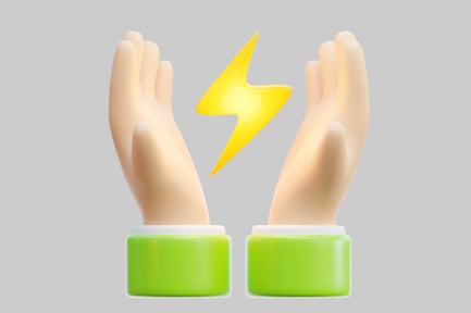 Preview: Two Hands Raised in Celebration