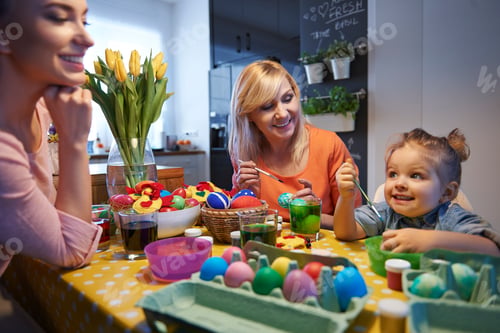 Preview: The day before Easter, we're painting eggs