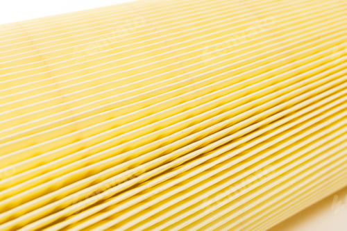 Preview: car air filter close-up, paper membrane for air purification, depth of field photography, texture of