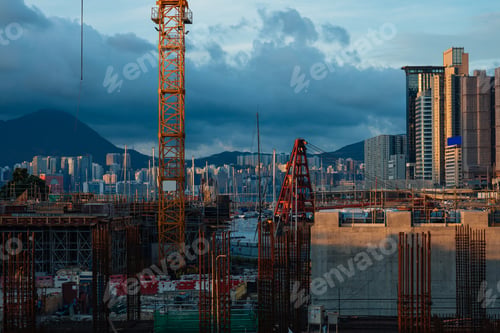 Preview: Construction site in hong kong