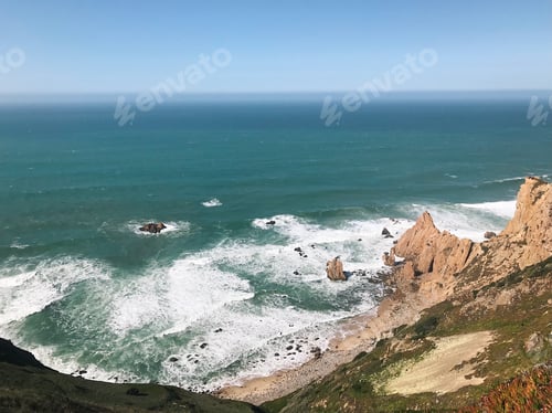 Preview: ocean view. break. rocks