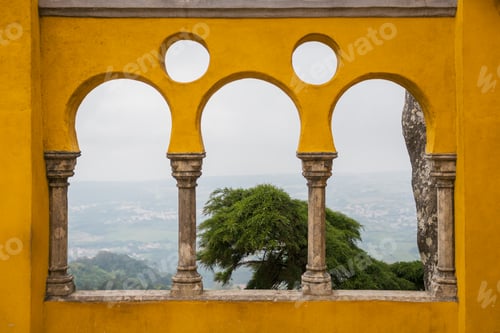 Preview: Terrace with Yellow Arches