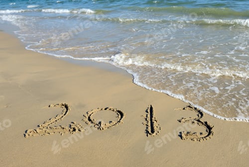 Preview: Number 2013 On The Beach Of Sunrise