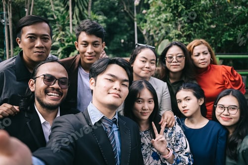 Preview: Businesspeople Taking Selfie