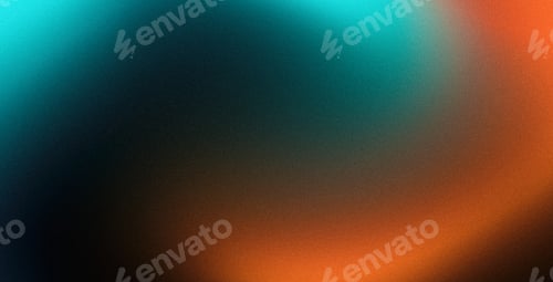 Preview: Teal orange cyan black color gradient swirl background dark grainy textured web banner poster